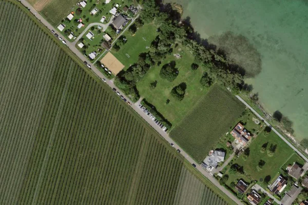 Luftbild des Kartenstandorts von Badeplatz Kesswil in Kesswil