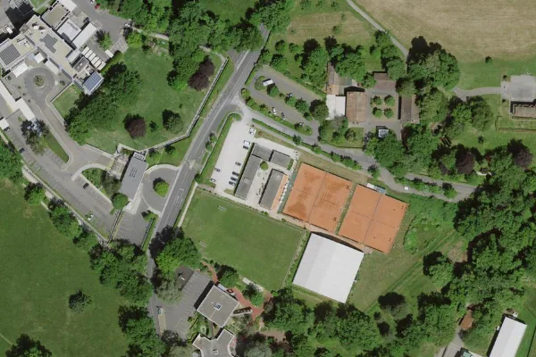 Luftbild des Kartenstandorts von Sauna Genève in Pregny-Chambésy