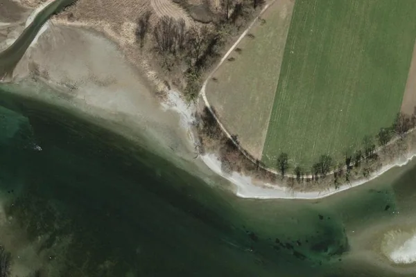 Luftbild des Kartenstandorts von Bibermühli in Hemishofen