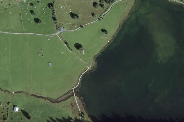 Luftbild des Kartenstandorts von Golzernsee in Silenen