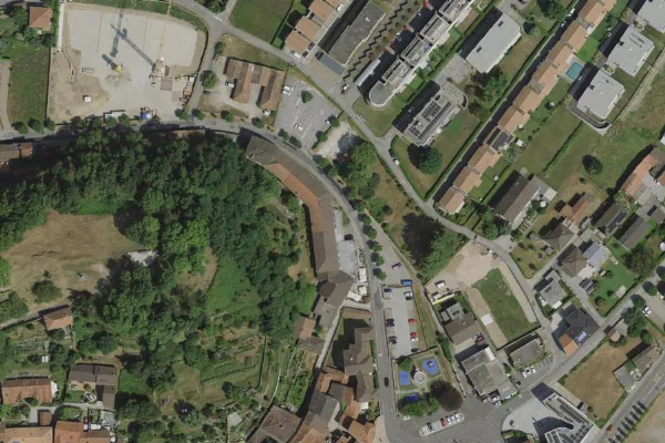Luftbild des Kartenstandorts von Stabio Terme in Stabio