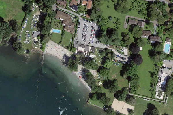 Luftbild des Kartenstandorts von Bagno Pubblico in Ascona