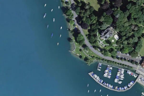 Luftbild des Kartenstandorts von Schwimmbad in Bern in Bern
