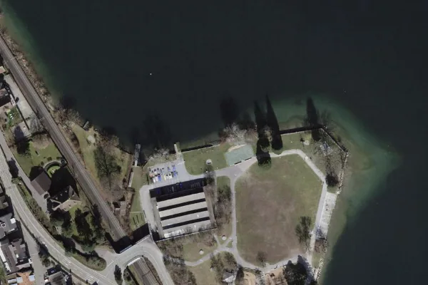 Luftbild des Kartenstandorts von Horn - Kleine Treppe in Zürich