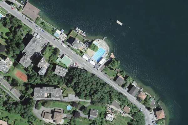 Luftbild des Kartenstandorts von Lido Conca d' Oro in Paradiso