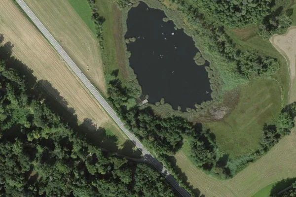 Luftbild des Kartenstandorts von Badestelle in Neunforn in Neunforn