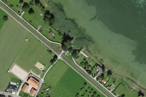 Luftbild des Kartenstandorts von Frauenbad in Arbon