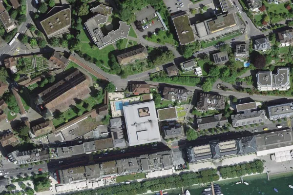 Luftbild des Kartenstandorts von Sauna in Luzern in Luzern