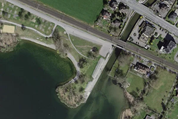 Luftbild des Kartenstandorts von Brüggli in Zug