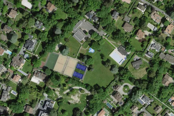 Luftbild des Kartenstandorts von MSC Country Club in Chêne-Bougeries
