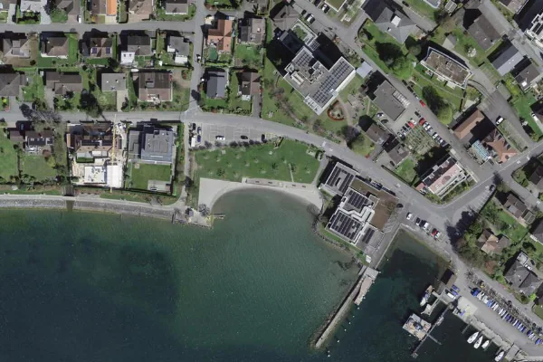 Luftbild des Kartenstandorts von Freibad in Ingenbohl