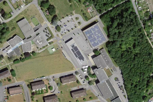 Luftbild des Kartenstandorts von Piscine de St-Prex in Saint-Prex