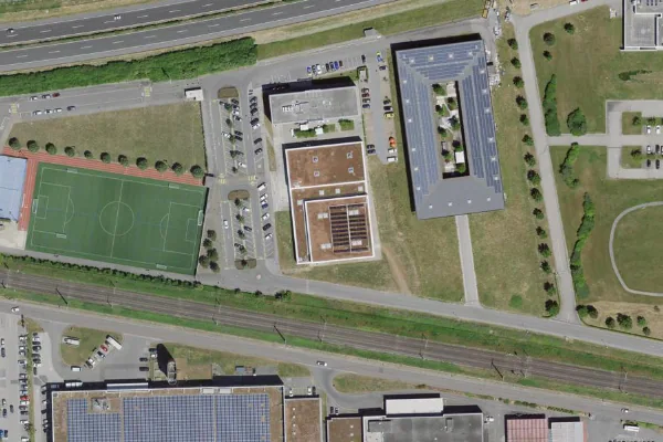 Luftbild des Kartenstandorts von Centre Sportif d'Etoy in Etoy