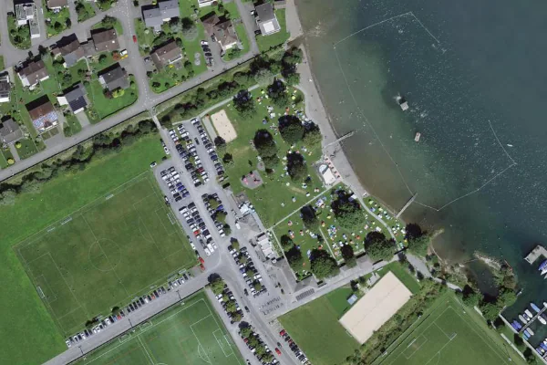 Luftbild des Kartenstandorts von Strandbad Buochs-Ennetbürgen in Ennetbürgen