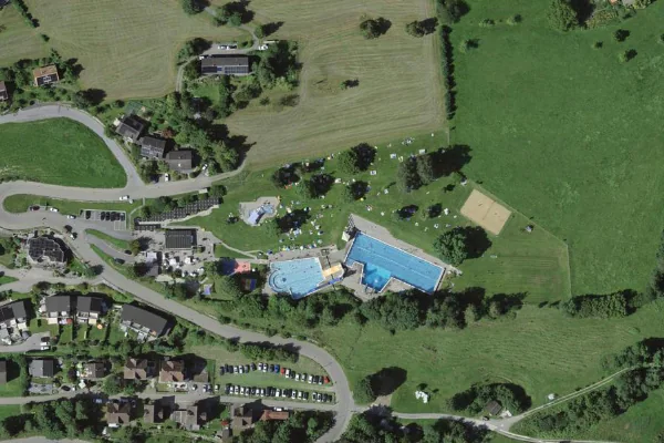 Luftbild des Kartenstandorts von Freibad Sonnenberg in Herisau