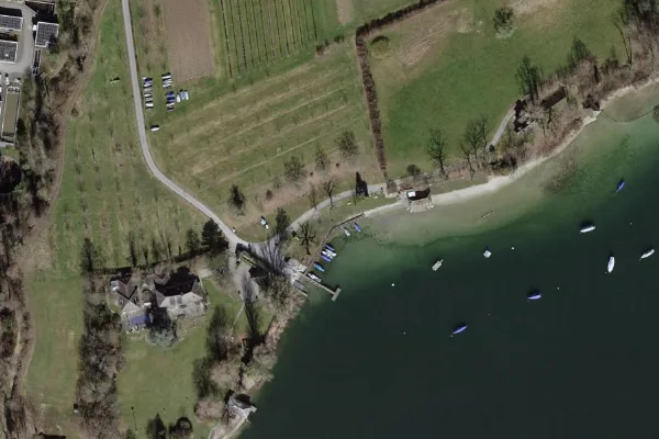 Luftbild des Kartenstandorts von Strandbad Feldbach in Feldbach