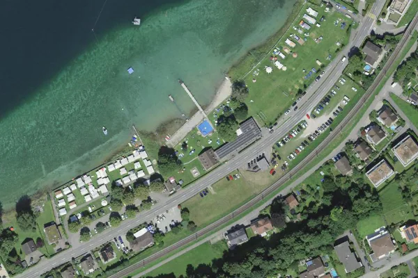 Luftbild des Kartenstandorts von Strandbad in Steckborn